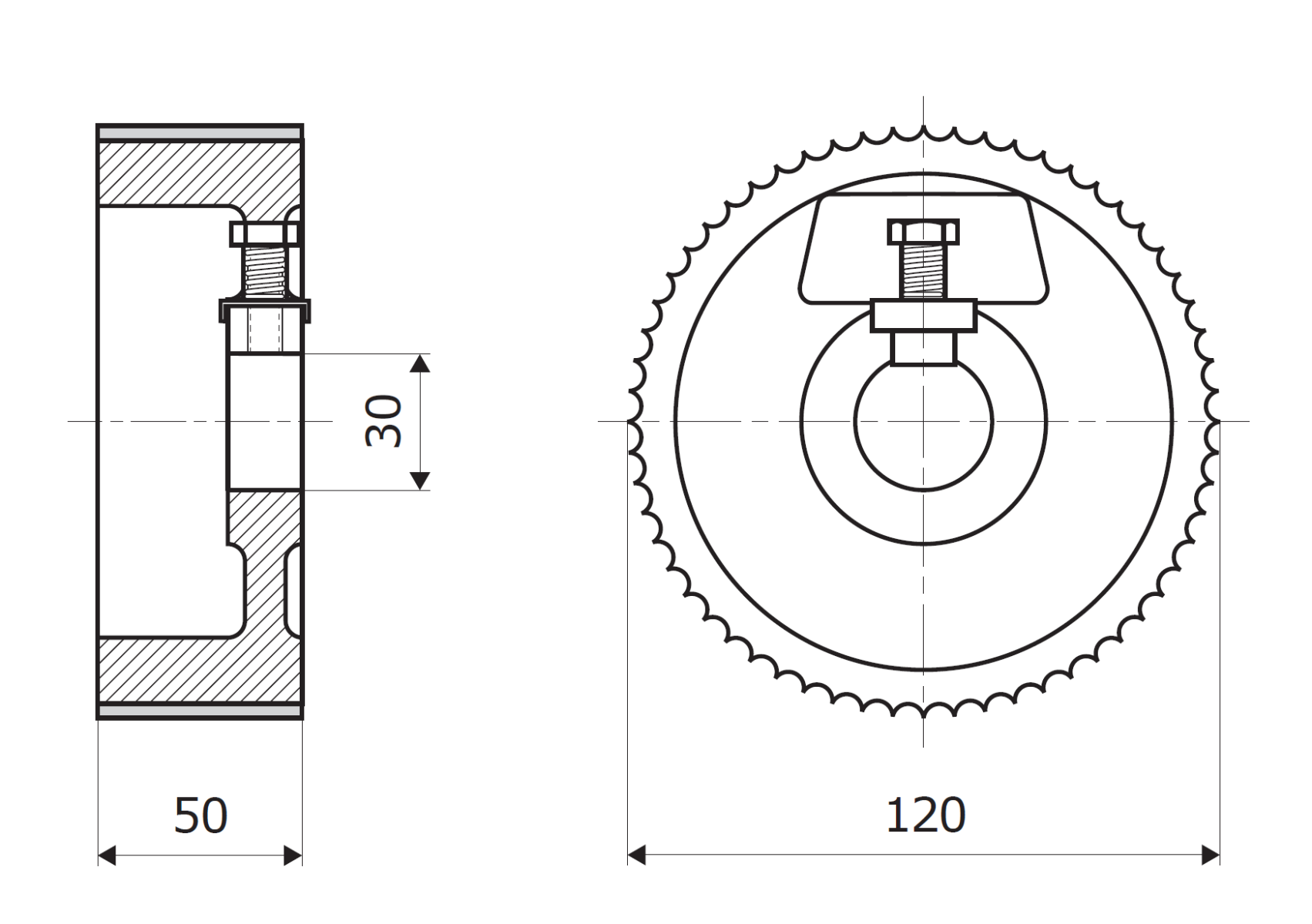 SCM 120-50-30 Z asymmetrisch - Image 2